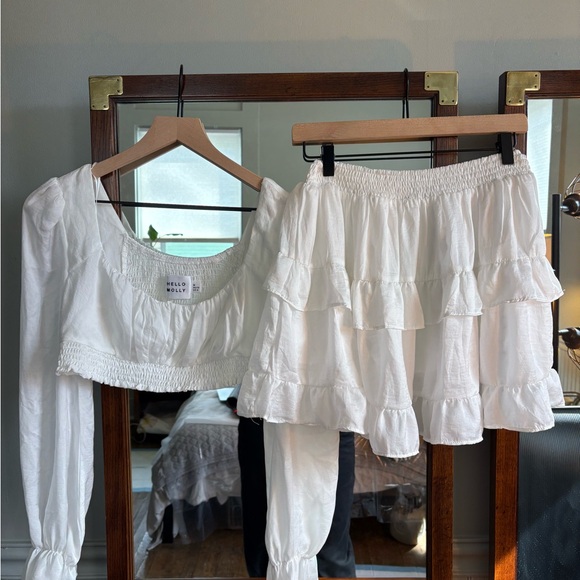 Hello Molly Dresses & Skirts - Hello Molly Elegant White Ruffle Set